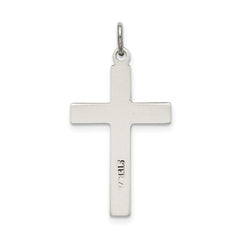 Sterling Silver Antiqued Cross Charm QC5832