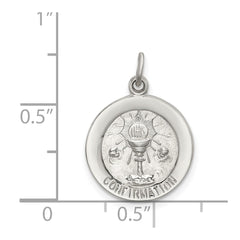 Sterling Silver Confirmation Medal QC5899