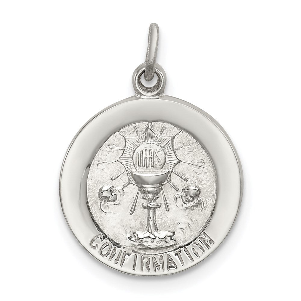 Sterling Silver Confirmation Medal QC5899