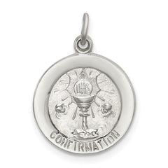 Sterling Silver Confirmation Medal QC5899