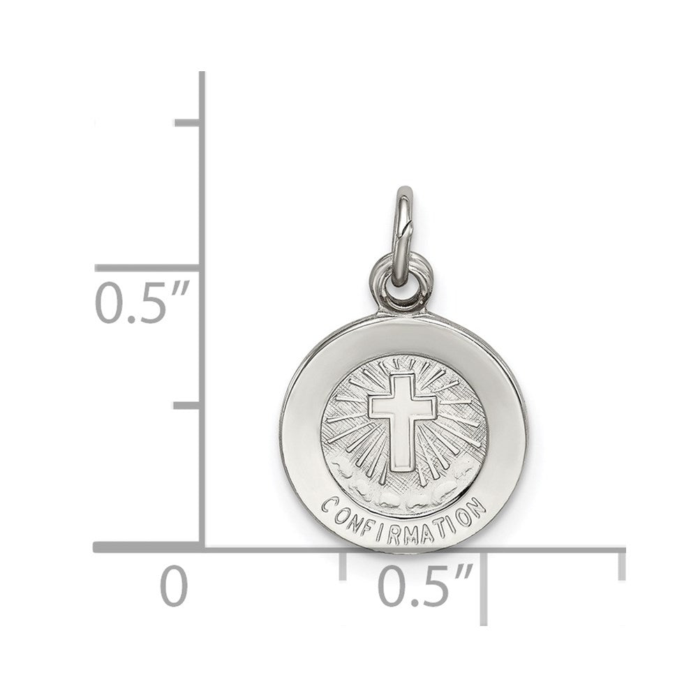 Sterling Silver Confirmation Medal QC5900