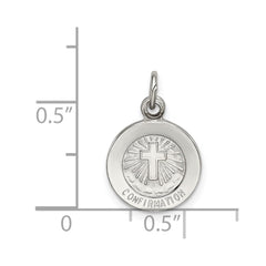 Sterling Silver Confirmation Medal QC5900