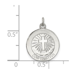 Sterling Silver Confirmation Medal QC5901