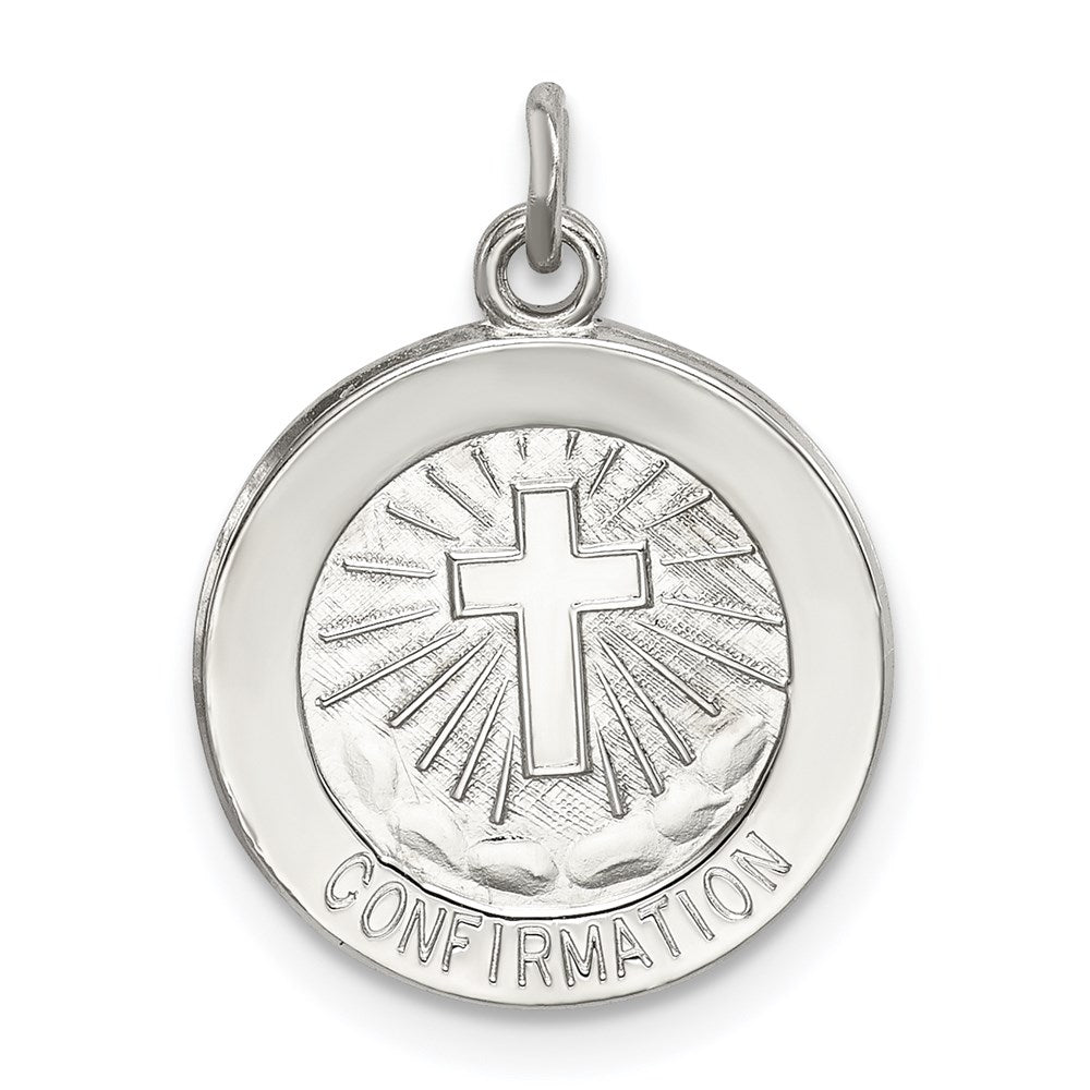 Sterling Silver Confirmation Medal QC5901