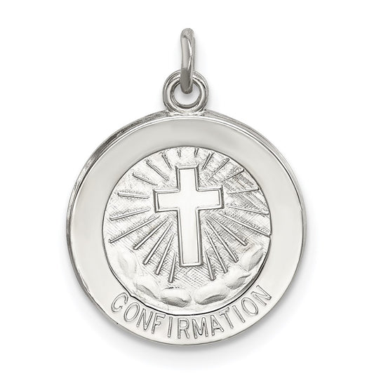 Sterling Silver Confirmation Medal QC5901