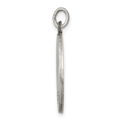 Sterling Silver Antiqued Confirmation Medal QC5904