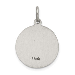 Sterling Silver Antiqued Holy Spirit Medal QC5907