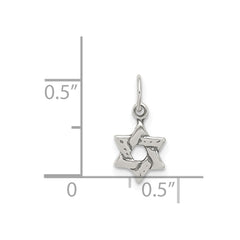 Sterling Silver Small Star of David Charm QC5914
