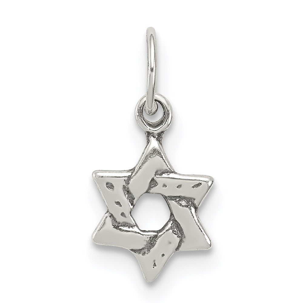Sterling Silver Small Star of David Charm QC5914