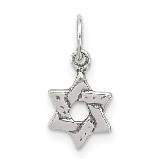 Sterling Silver Small Star of David Charm QC5914