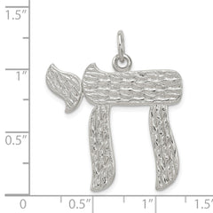Sterling Silver Chai Pendant QC5920