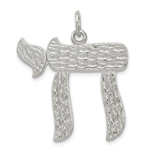 Sterling Silver Chai Pendant QC5920