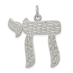Sterling Silver Chai Pendant QC5920