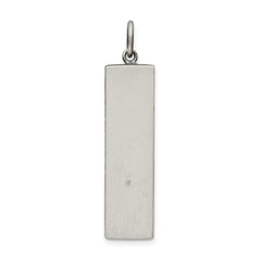Sterling Silver Antiqued Mezuzah Pendant QC5923