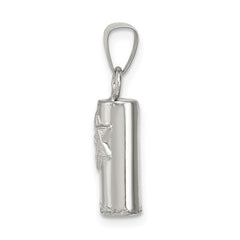Sterling Silver Mezuzah Pendant QC5924