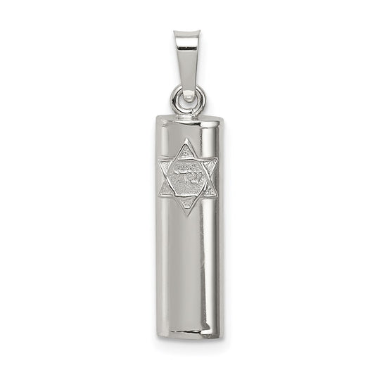 Sterling Silver Mezuzah Pendant QC5925