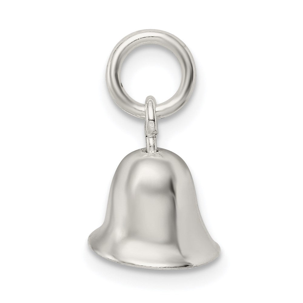 Sterling Silver Moveable Bell Charm QC6009