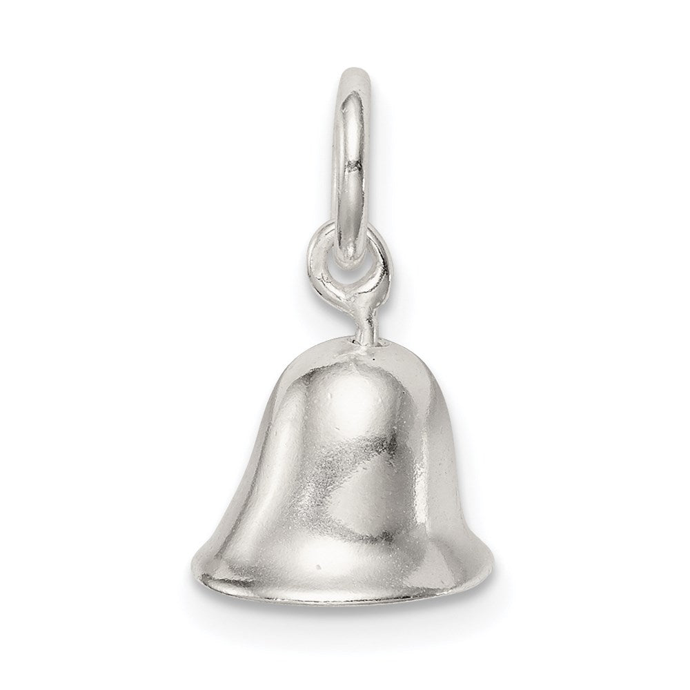 Sterling Silver Moveable Bell Charm QC6009