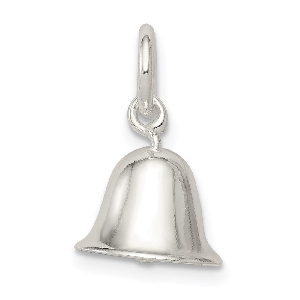 Sterling Silver Moveable Bell Charm QC6009