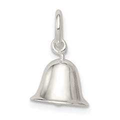 Sterling Silver Moveable Bell Charm QC6009