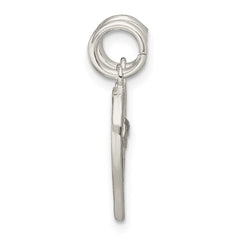 Sterling Silver Best Friends 2-piece break apart Heart Charm QC602