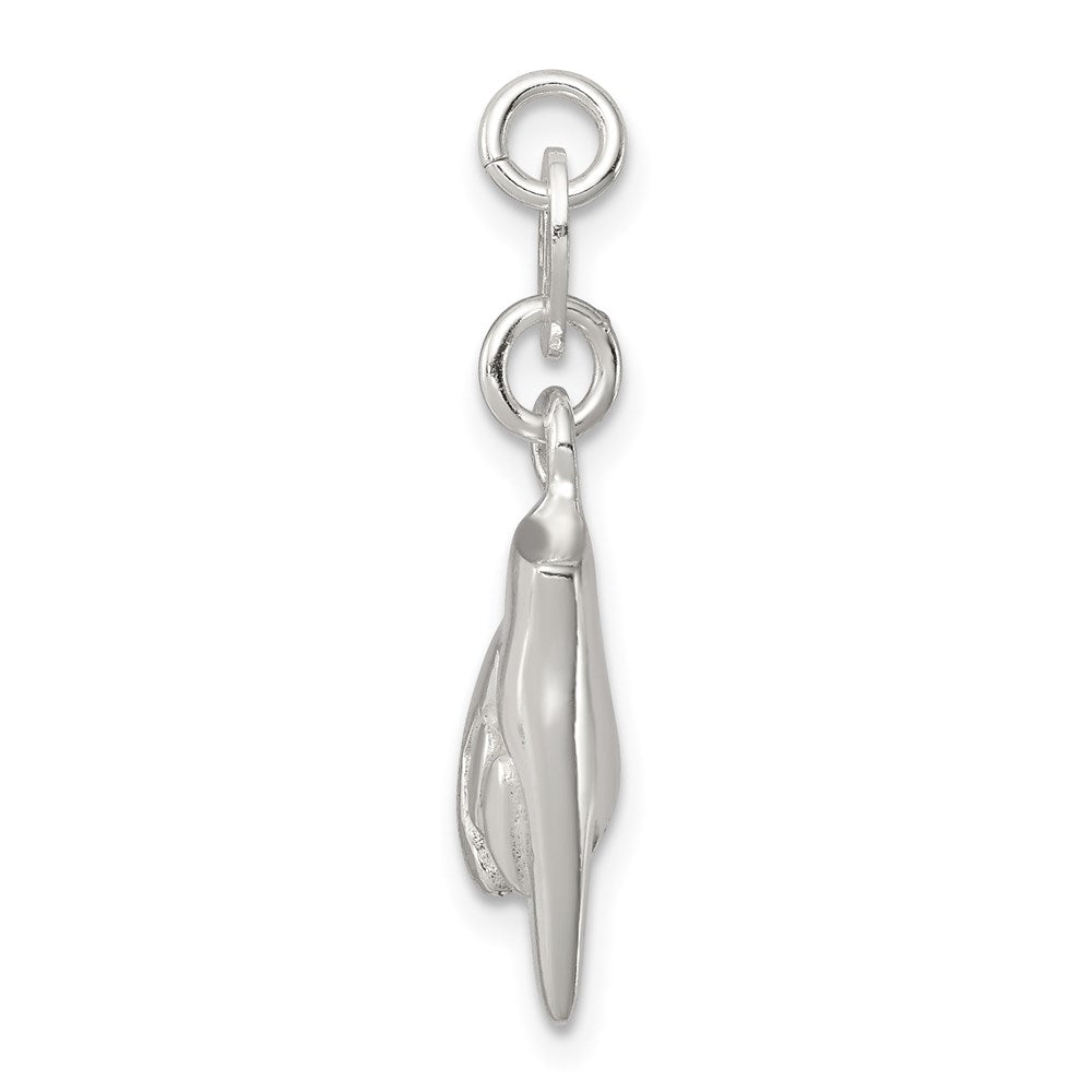 Sterling Silver Rock On Charm QC6098