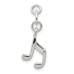 Sterling Silver Music Note Charm QC6120