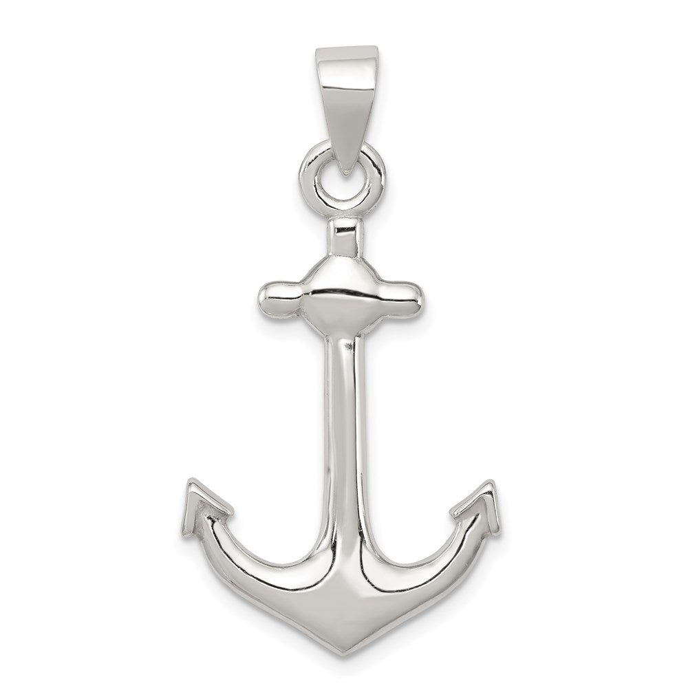 Sterling Silver Anchor Pendant QC6332
