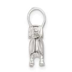Sterling Silver Dachshund Pendant QC6338