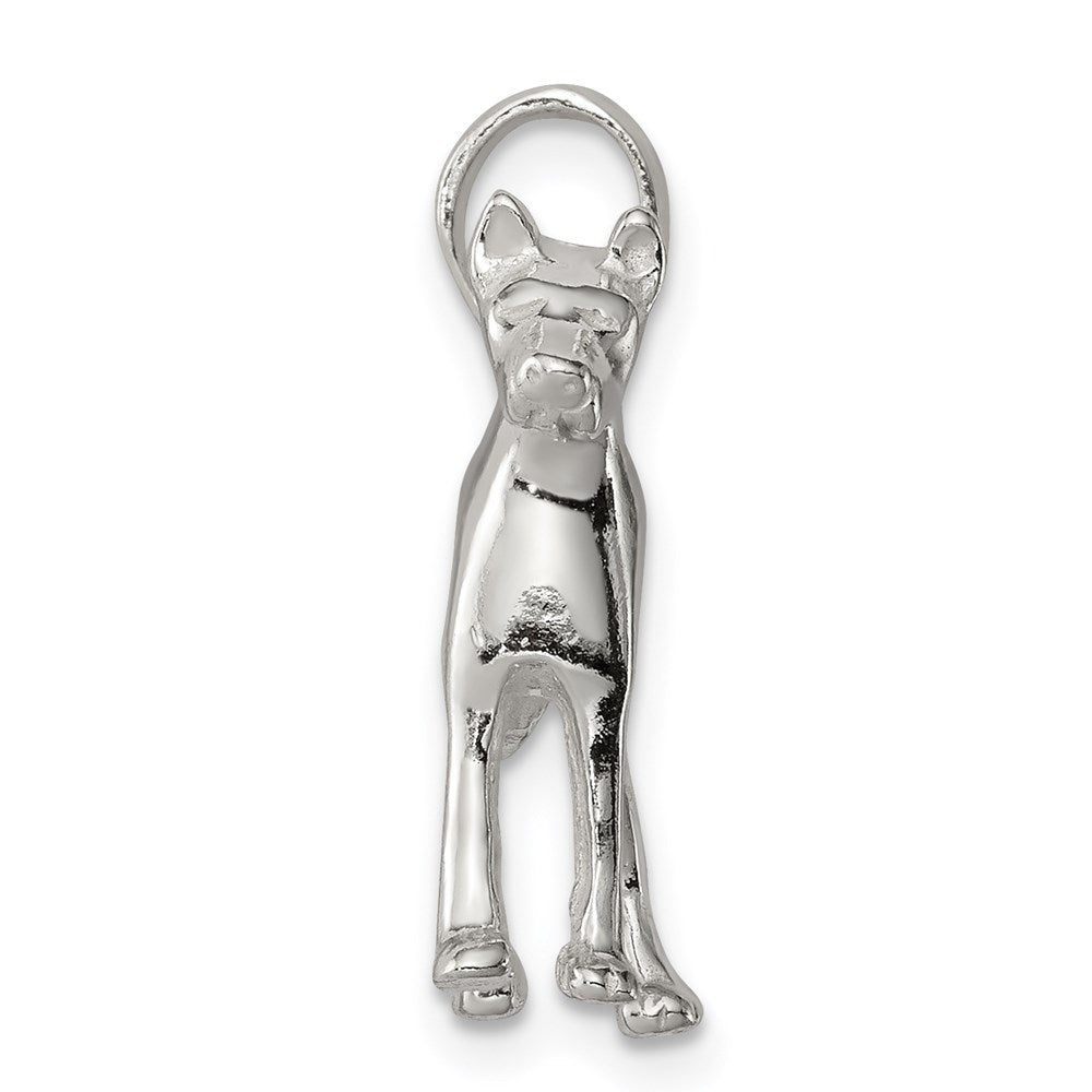 Sterling Silver Great Dane Pendant QC6339