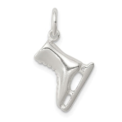 Sterling Silver Ice Skate Charm QC6468