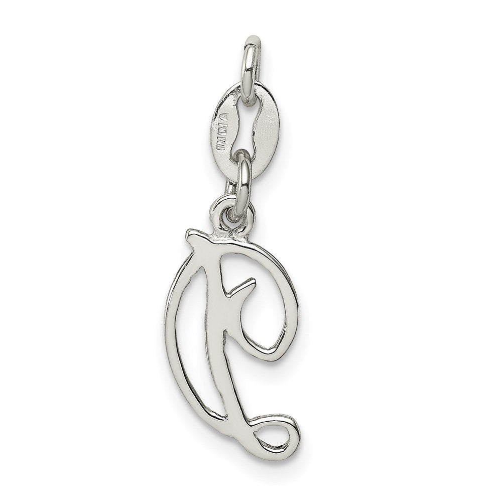 Sterling Silver Letter D Initial Charm QC6510D