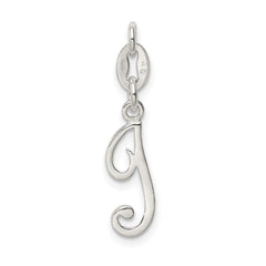 Sterling Silver Letter I Initial Charm QC6510I