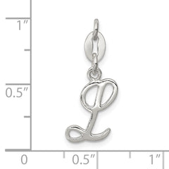 Sterling Silver Letter L Initial Charm QC6510L