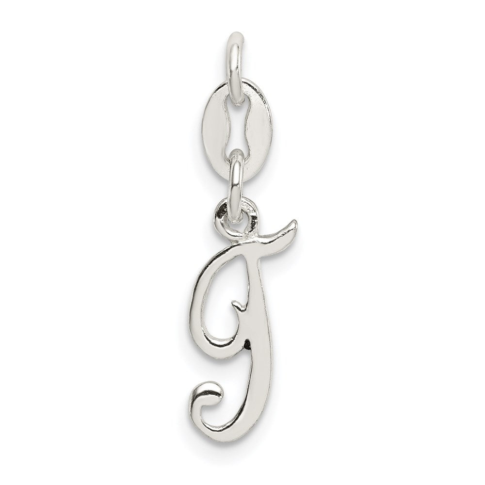Sterling Silver Letter T Initial Charm QC6510T