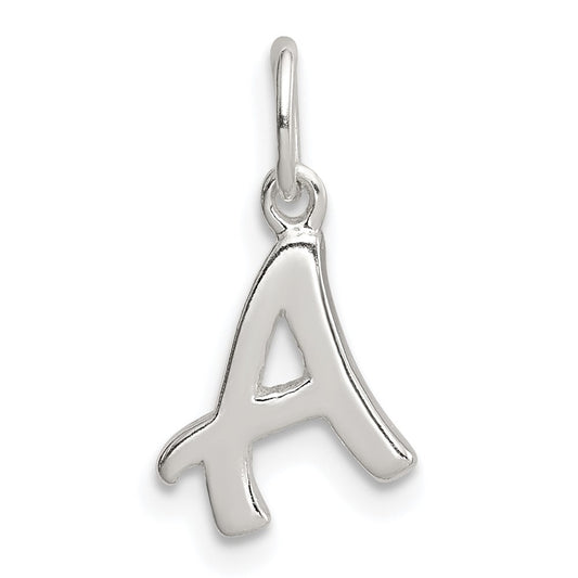 Sterling Silver Letter A Initial Charm QC6511A