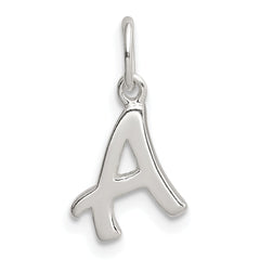 Sterling Silver Letter A Initial Charm QC6511A