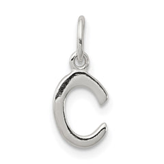 Sterling Silver Letter C Initial Charm QC6511C