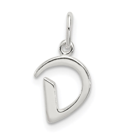 Sterling Silver Letter D Initial Charm QC6511D