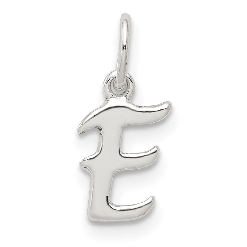 Sterling Silver Letter E Initial Charm QC6511E