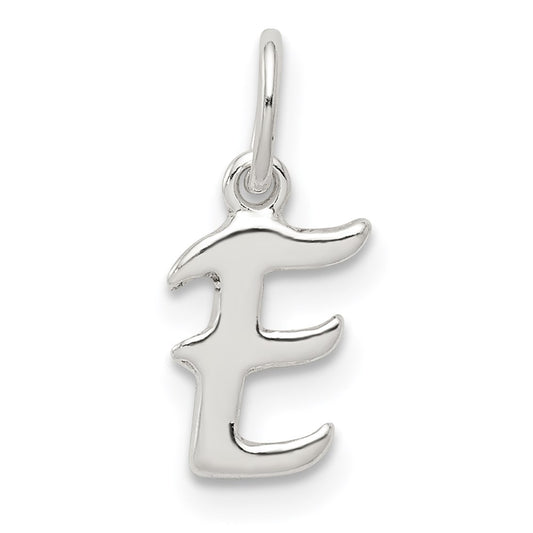 Sterling Silver Letter E Initial Charm QC6511E