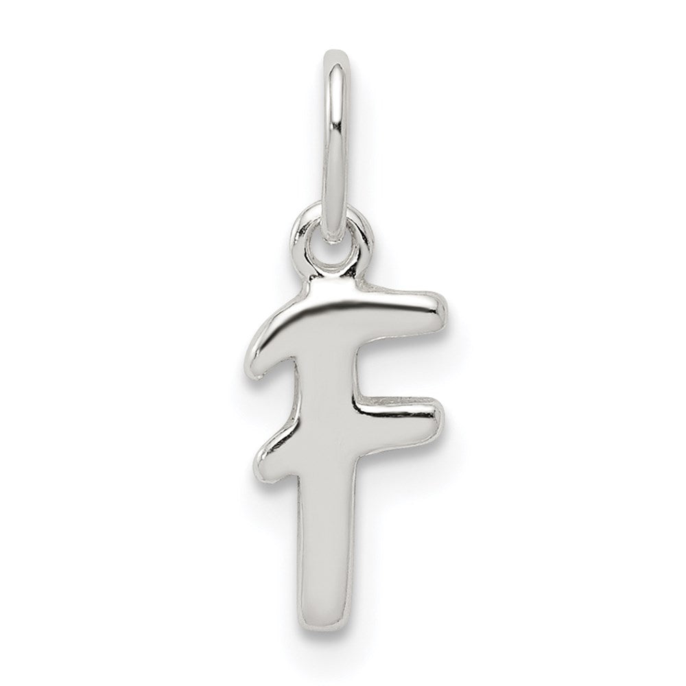 Sterling Silver Letter F Initial Charm QC6511F