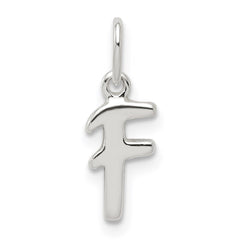 Sterling Silver Letter F Initial Charm QC6511F