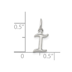Sterling Silver Letter I Initial Charm QC6511I