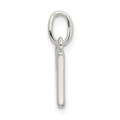 Sterling Silver Letter W Initial Charm QC6511W