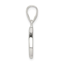 Sterling Silver Letter I Initial Pendant QC6512I