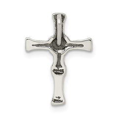 Sterling Silver Antiqued Cross Slide QC6653