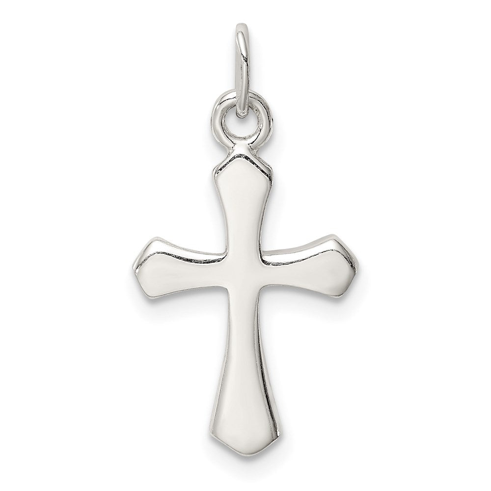 Sterling Silver Passion Cross Charm QC6666