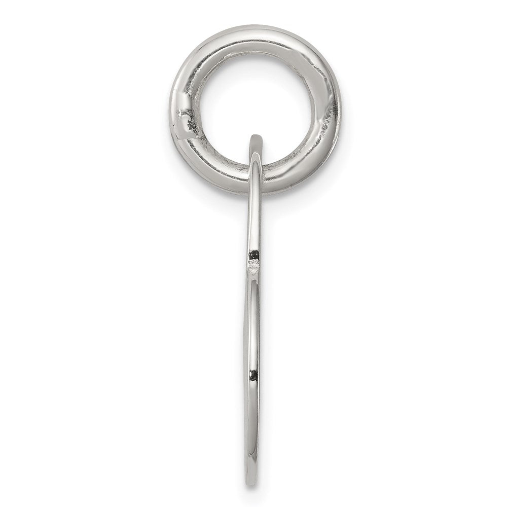 Sterling Silver Heart w/Cut Out Heart Charm QC6742