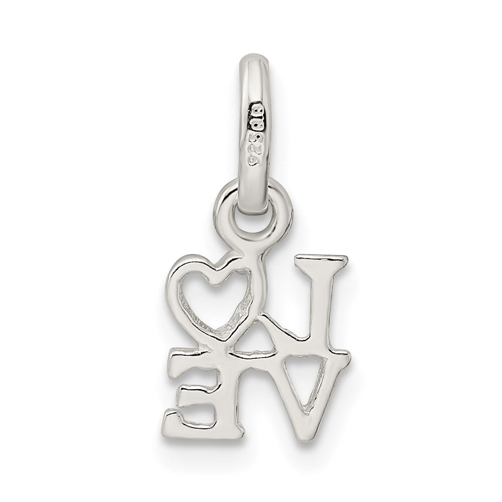 Sterling Silver Love Charm QC6779